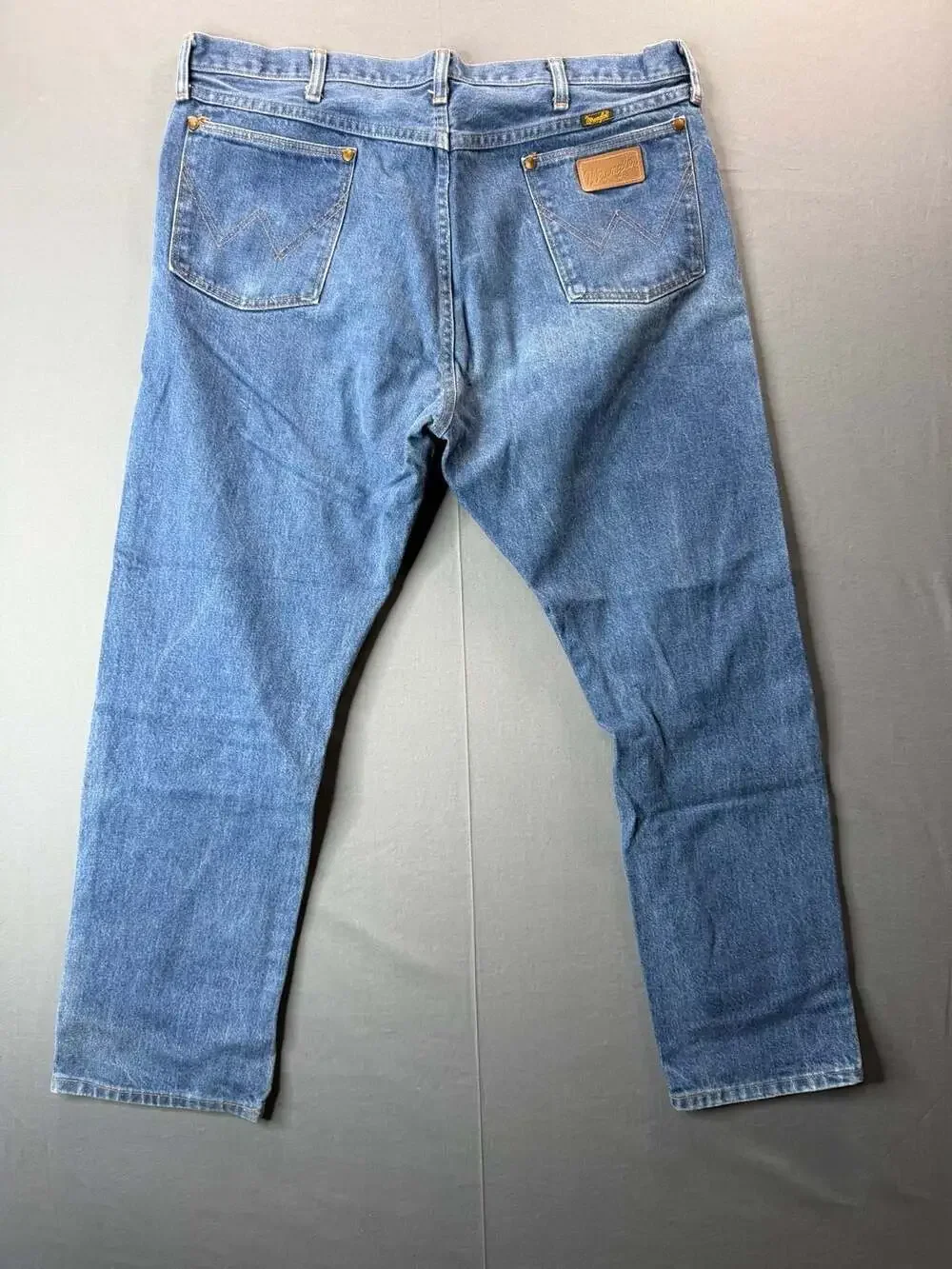 Wrangler 13MWZ Cowboy Cut Western Denim Jeans Blue Medium Wash Mens 40x30
